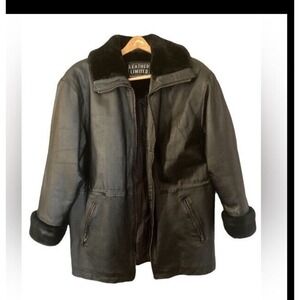 Wilson Leather  Coat Black Men’s Size Medium